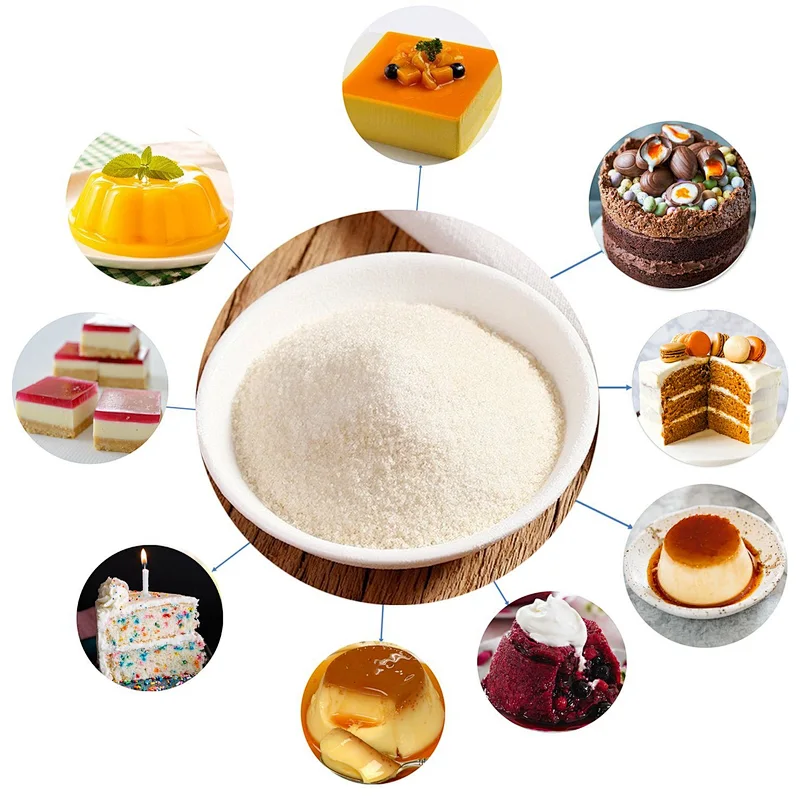 Halal Bovine Skin Food Gelatin Bovine Edible Gelatin for Candy and Cakes